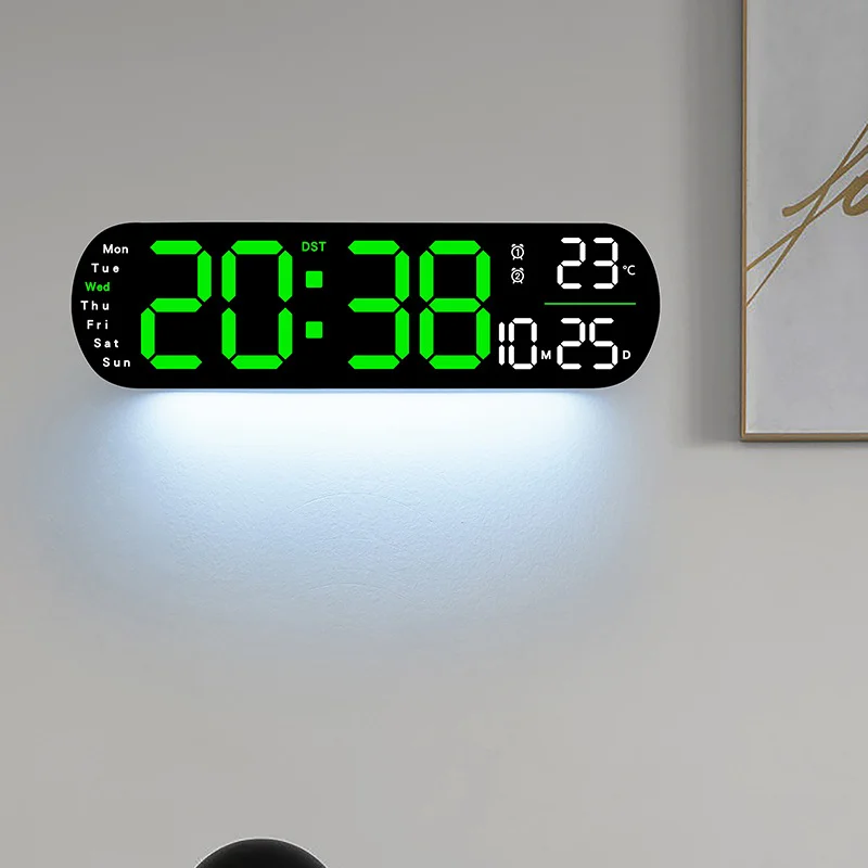 Creative new product wall clock multifunctional clock living room clock large screen LED digital alarm clock timing 5502
Creative new product wall clock multifunctional clock living room clock large screen LED digital alarm clock timing 5502