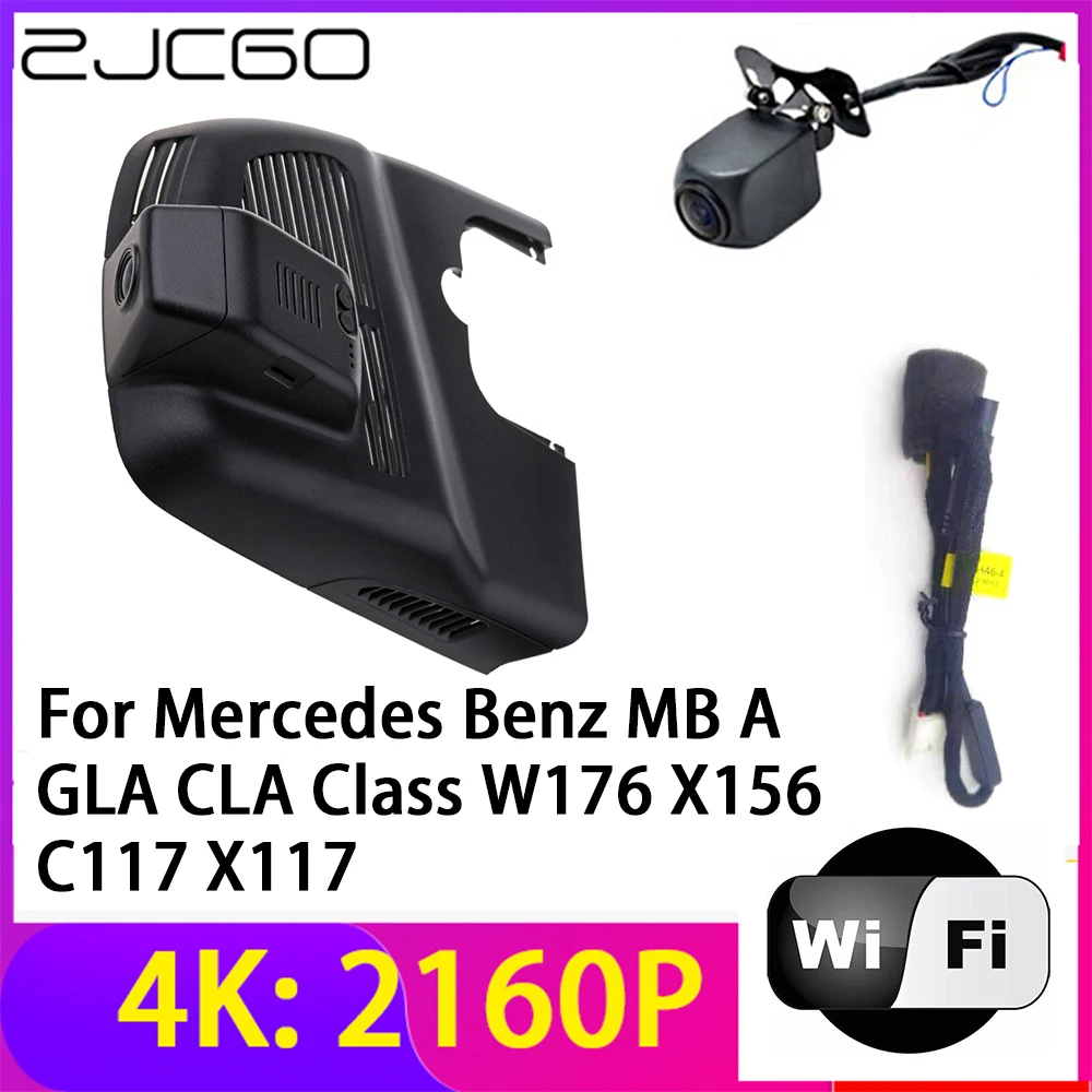 ZJCGO 4K 2160P Dash Cam DVR Camera 2 Lens Recorder Wifi Night Vision for Mercedes Benz MB A GLA CLA Class W176 X156 C117 X117
ZJCGO 4K 2160P Dash Cam DVR Camera 2 Lens Recorder Wifi Night Vision for Mercedes Benz MB A GLA CLA Class W176 X156 C117 X117