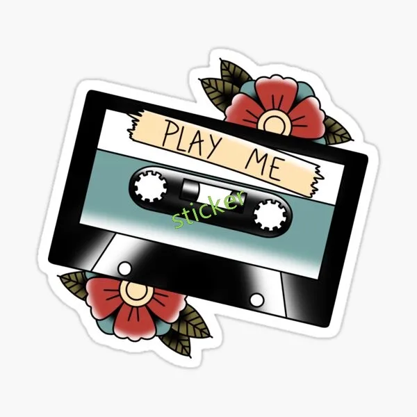 Cassette, Retro Sticker Classic Vintage Design Bumper Sticker Window VinylMotorcycle Decals Funny
Cassette, Retro Sticker Classic Vintage Design Bumper Sticker Window VinylMotorcycle Decals Funny