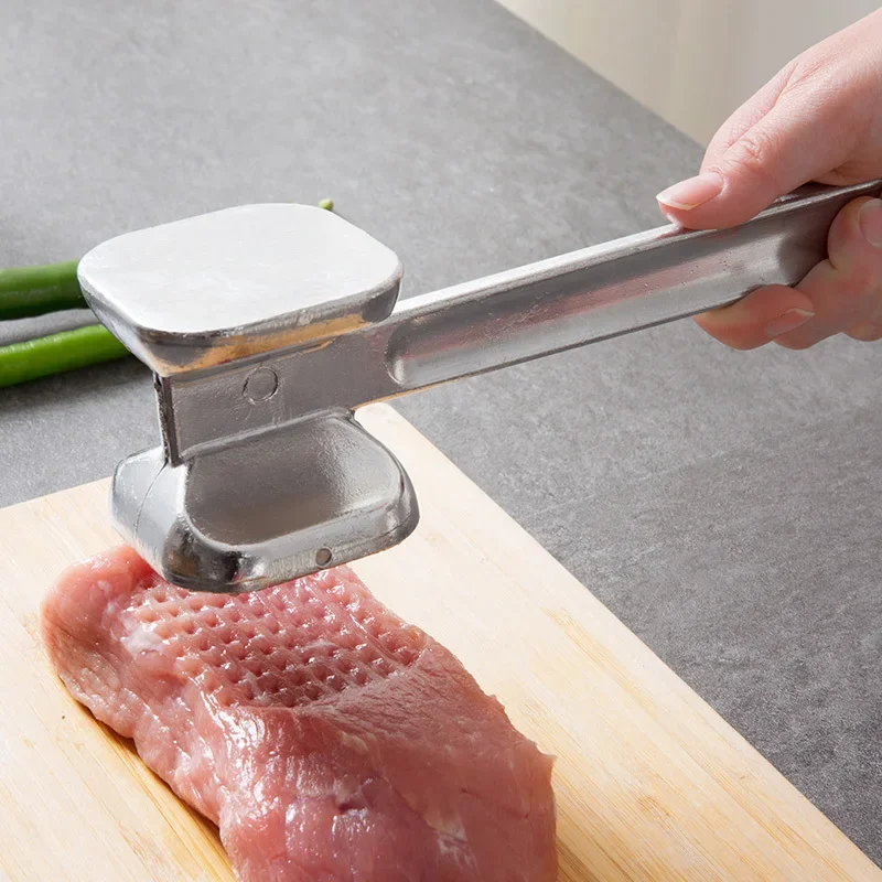 Meat Tenderizer Hammer Tool Dual-Sided Nails Meat Mallet Meat Hammer for Chicken With Aluminum Alloy Rubber Comfort Grip Handle
Meat Tenderizer Hammer Tool Dual-Sided Nails Meat Mallet Meat Hammer for Chicken With Aluminum Alloy Rubber Comfort Grip Handle