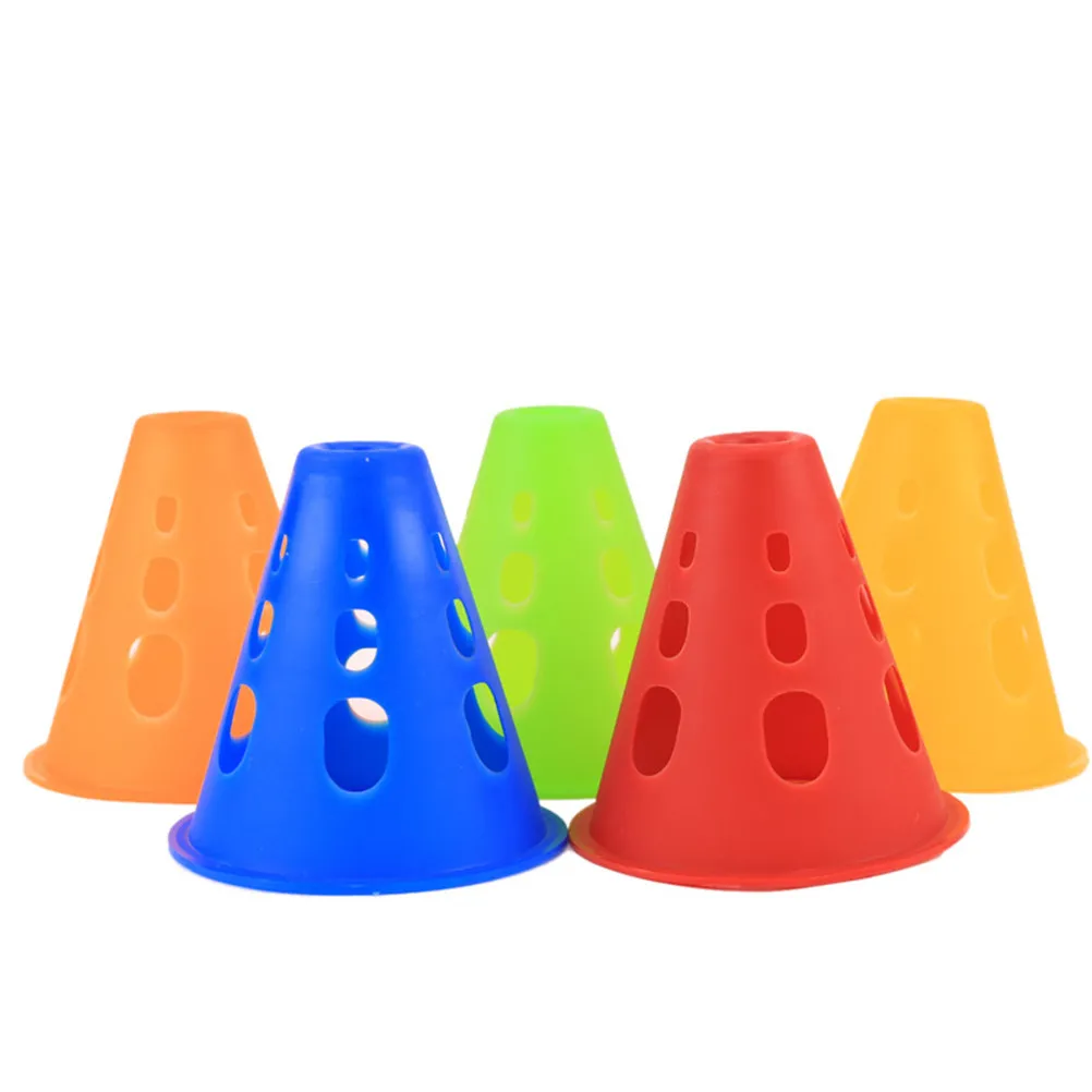 50Pcs Roller Skating Obstacle Marker Cones Windproof Horn Holes Design Bright Color Indoor Outdoor Training Setup
50Pcs Roller Skating Obstacle Marker Cones Windproof Horn Holes Design Bright Color Indoor Outdoor Training Setup