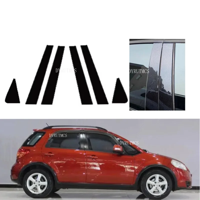 Glossy Black Pillar Posts Fit For Suzuki SX4 hatchback 2006- 2011 2012 2013 Silver Carbon Door Side Window Trim Sticker Cover
Glossy Black Pillar Posts Fit For Suzuki SX4 hatchback 2006- 2011 2012 2013 Silver Carbon Door Side Window Trim Sticker Cover