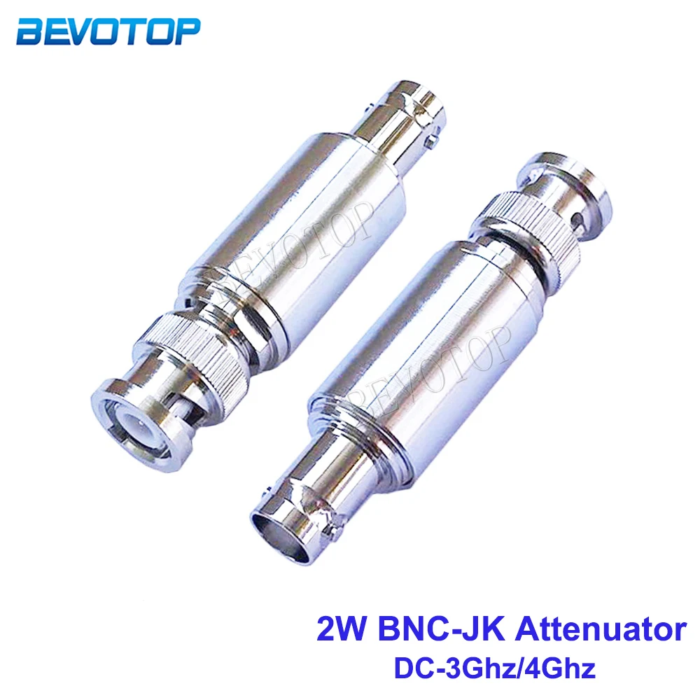 1Pcs RF Coaxial Power Attenuator 2W DC-3Ghz/4Ghz BNC Male to BNC Female Available in Attenuation1/2/3/5/6/10/15/20/25/30/40/50db
1Pcs RF Coaxial Power Attenuator 2W DC-3Ghz/4Ghz BNC Male to BNC Female Available in Attenuation1/2/3/5/6/10/15/20/25/30/40/50db