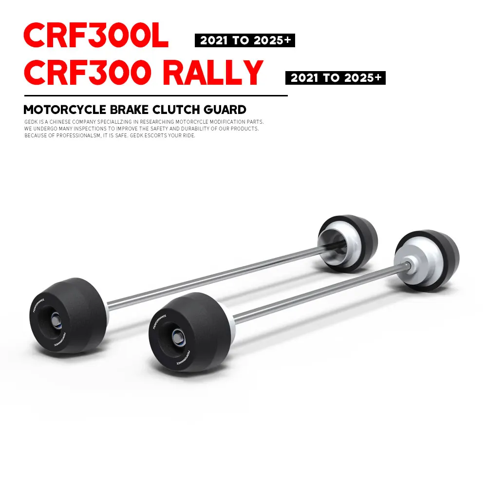 CRF300L RALLY 2021-2025 + Motorcycle Front Rear Axle Fork Crash Slider For HONDA CRF 300 L Anti-collision Slider Accessories
CRF300L RALLY 2021-2025 + Motorcycle Front Rear Axle Fork Crash Slider For HONDA CRF 300 L Anti-collision Slider Accessories
