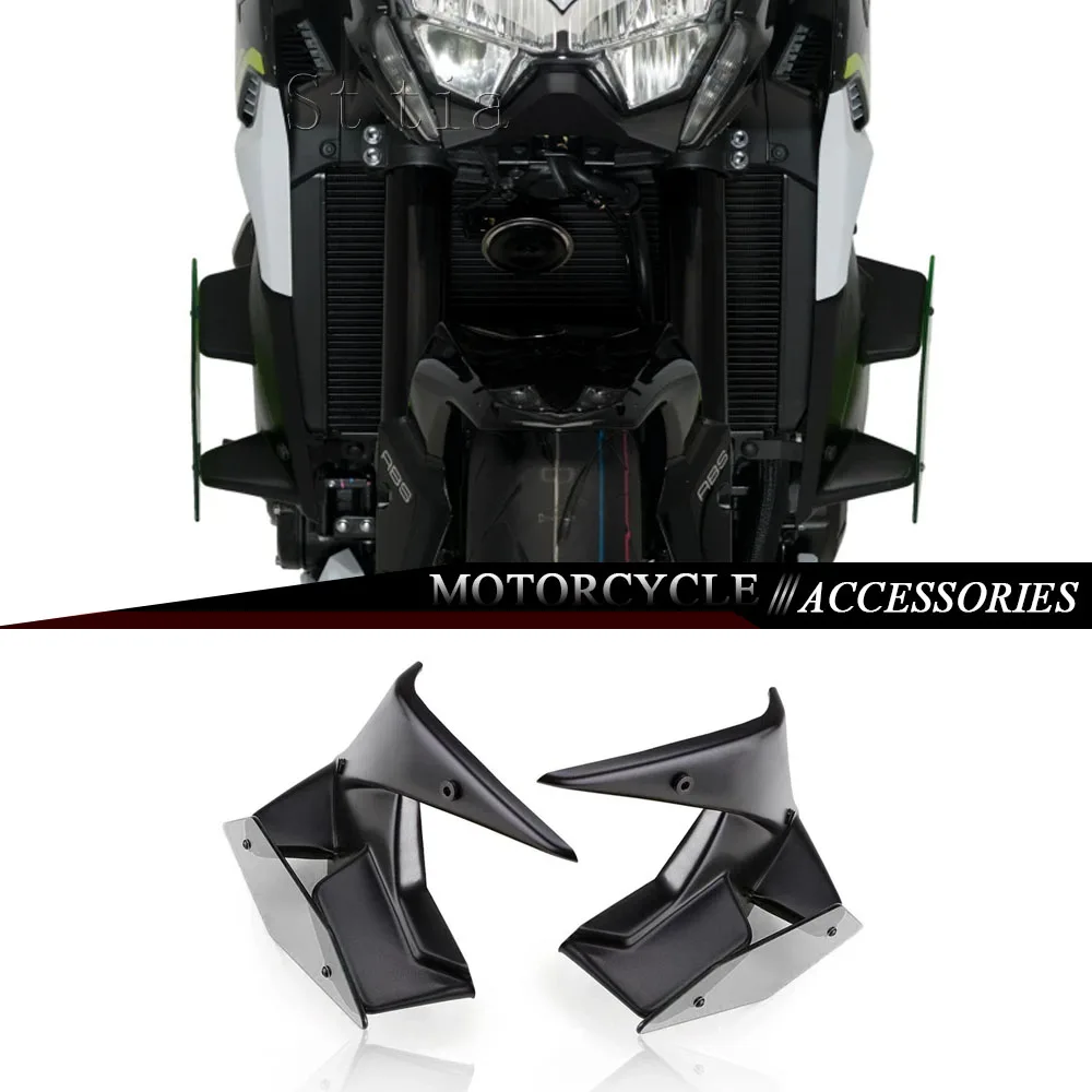 NEW Motorcycle Parts Side Downforce Naked Spoilers Winglet Fixed Wing Winglet Fairing Wing For Kawasaki Z 900 Z900 2017-2023
NEW Motorcycle Parts Side Downforce Naked Spoilers Winglet Fixed Wing Winglet Fairing Wing For Kawasaki Z 900 Z900 2017-2023