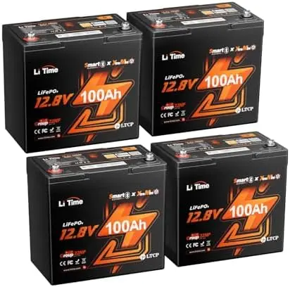 12V 100Ah Xtra-Mini LiFePO4 Lithium Battery with Bluetooth & 100A BMS, 12 Volt Mini Lithium Battery, Max 15000 Deep
12V 100Ah Xtra-Mini LiFePO4 Lithium Battery with Bluetooth & 100A BMS, 12 Volt Mini Lithium Battery, Max 15000 Deep