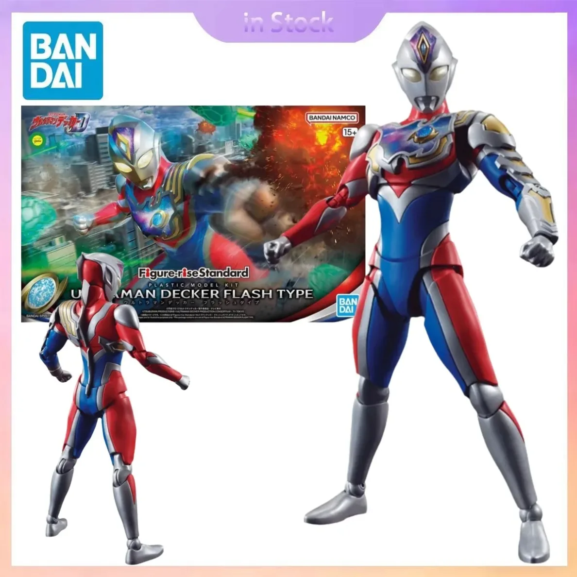Original Bandai Genuine Figure-rise Standard Decker Flash Type Ultraman Anime Collection Action Figure Model Kits In Stock Gifts
Original Bandai Genuine Figure-rise Standard Decker Flash Type Ultraman Anime Collection Action Figure Model Kits In Stock Gifts