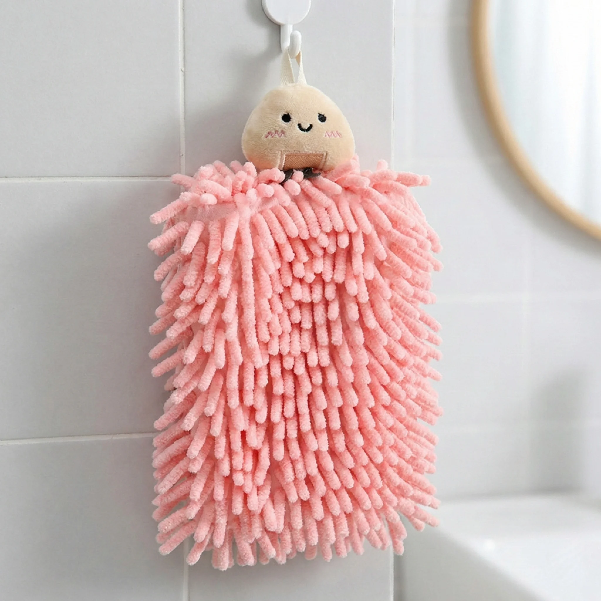 Розовое махровое полотенце для рук 15×20 см (5,9×7,87 дюйма) - дизайн с милой мультяшной головой куклы, супервпитывающее и быстросохнущее
Розовое махровое полотенце для рук 15×20 см (5,9×7,87 дюйма) - дизайн с милой мультяшной головой куклы, супервпитывающее и быстросохнущее