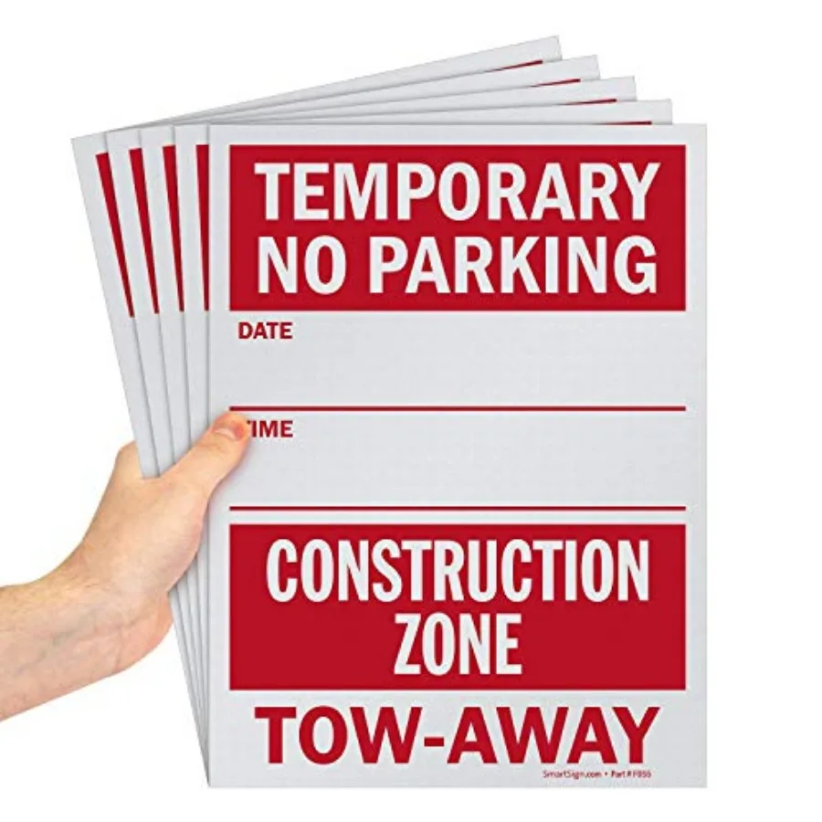Tow-Away Write-On Sign"" Polystyrene Plastic Pack of 5,Made USA
Tow-Away Write-On Sign"" Polystyrene Plastic Pack of 5,Made USA