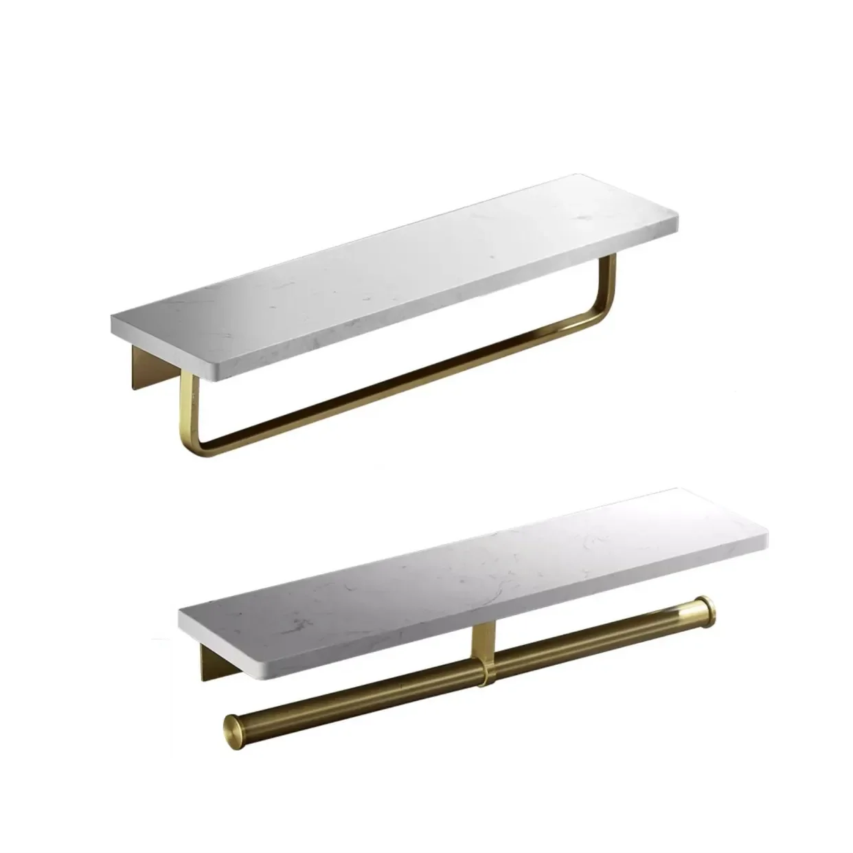 High Quality Bathroom Accessories White Marble Towel Rack Dressing Table With Hook Wall-mounted Kitchen Bathroom Shelf
High Quality Bathroom Accessories White Marble Towel Rack Dressing Table With Hook Wall-mounted Kitchen Bathroom Shelf