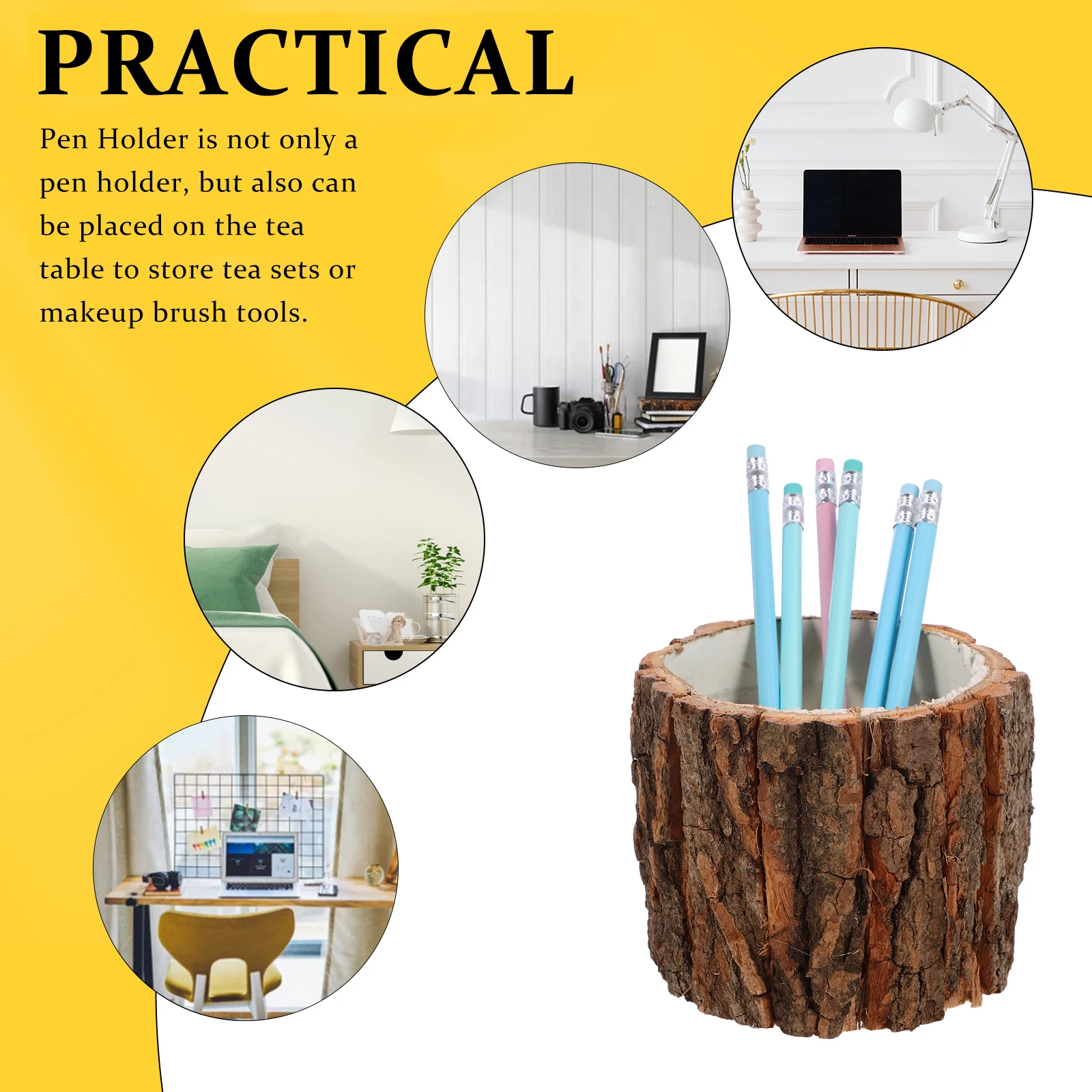 2pcs Log Pen Holder Rustic Pencil Cup Stand Desk Table Organizer Portable Household Container Student Accessory Creative Vintage
2pcs Log Pen Holder Rustic Pencil Cup Stand Desk Table Organizer Portable Household Container Student Accessory Creative Vintage