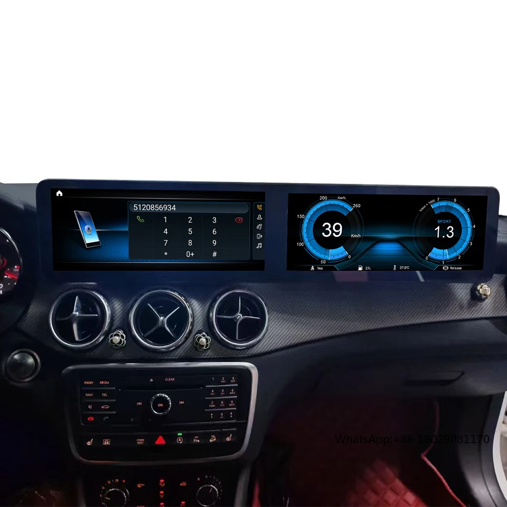 Dual 12.3inch screen For Mercedes-Benz A/GLA/CLA NTG4.5/5.0 Android Navigation Multimedia Player Radio Digital Instrument Stereo
Dual 12.3inch screen For Mercedes-Benz A/GLA/CLA NTG4.5/5.0 Android Navigation Multimedia Player Radio Digital Instrument Stereo