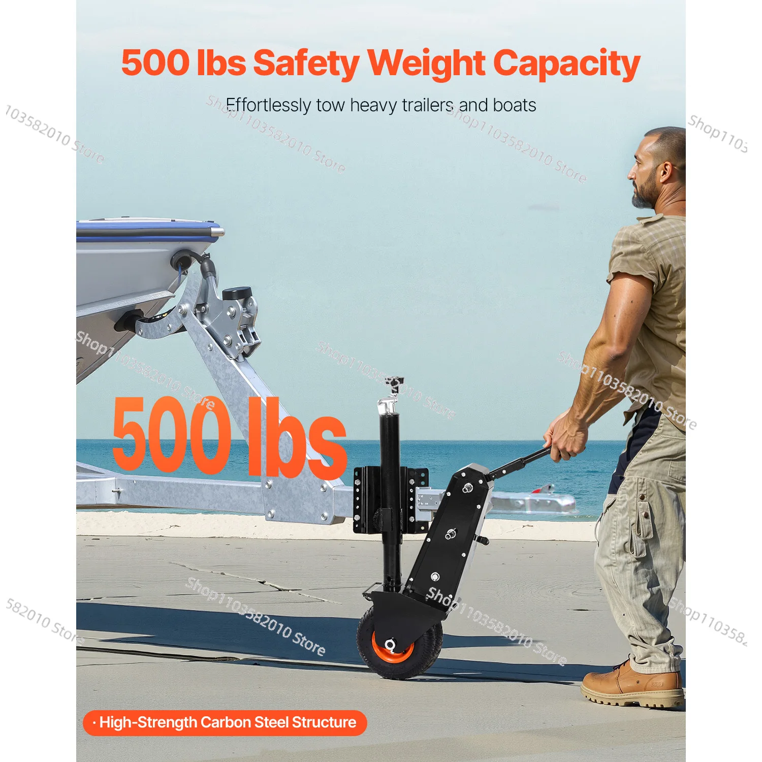 500lbs Tongue Boat Trailer Dolly 13-23.2in Height Adjustable Manual or Electric Wrench Drive RVs Mover for Cargo Moving
500lbs Tongue Boat Trailer Dolly 13-23.2in Height Adjustable Manual or Electric Wrench Drive RVs Mover for Cargo Moving