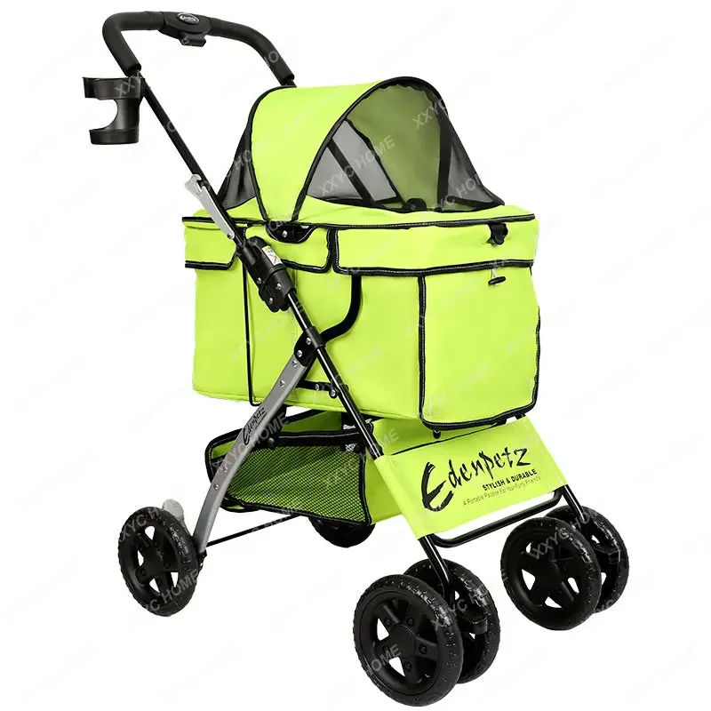 Pet Stroller Foldable Lightweight Cat Small and Medium-Sized Dogs Dog Stroller out Hand Buggy 
Pet Stroller Foldable Lightweight Cat Small and Medium-Sized Dogs Dog Stroller out Hand Buggy