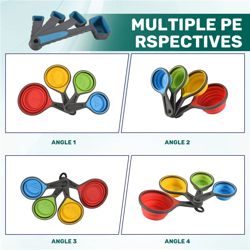 BAAJ-Складные силиконовые мерные чашки и набор мерных ложек, мерные ложки для приготовления пищи, дозирования и дозирования выпечки
BAAJ-Складные силиконовые мерные чашки и набор мерных ложек, мерные ложки для приготовления пищи, дозирования и дозирования выпечки