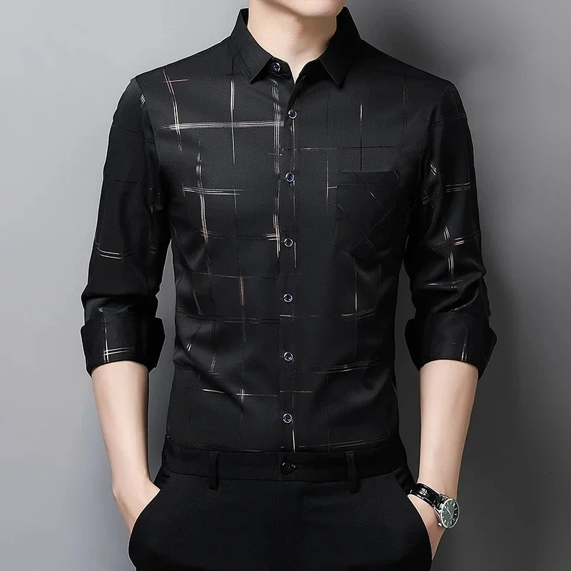 Blue Reflective Digital Print Design Men's Long Sleeve Shirt Summer and Spring Comfortable Wear Lapel Design Men's Top
Blue Reflective Digital Print Design Men's Long Sleeve Shirt Summer and Spring Comfortable Wear Lapel Design Men's Top