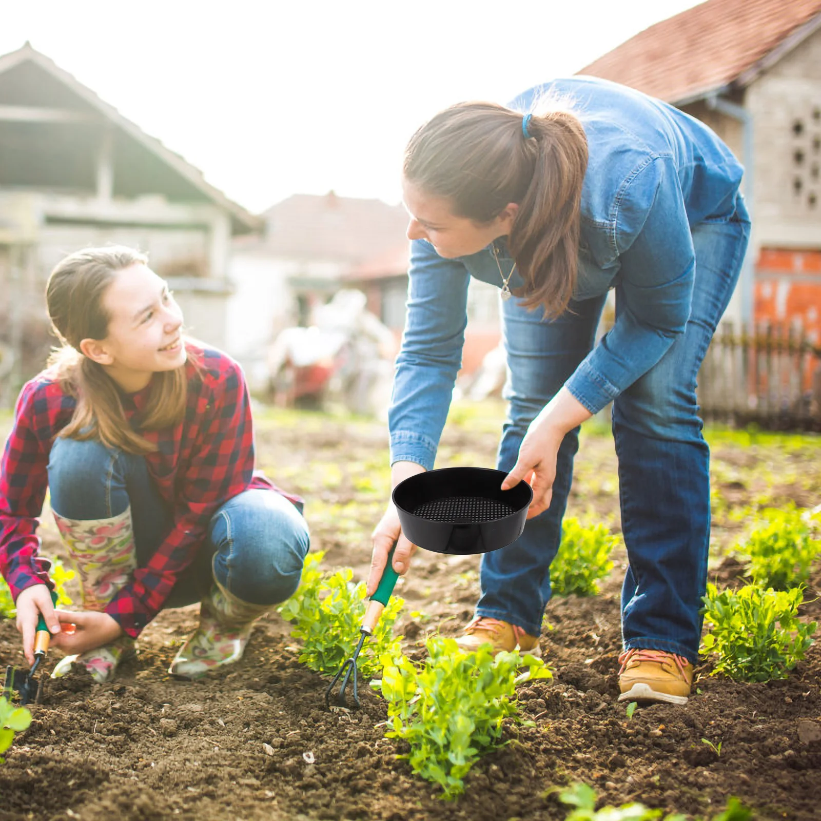 Round Plastic Soil Sifter Gardening Tool Garden Sieve Pan Rock Dirt Sifter for Small Gravel Soil Sand Garden Sieve
Round Plastic Soil Sifter Gardening Tool Garden Sieve Pan Rock Dirt Sifter for Small Gravel Soil Sand Garden Sieve