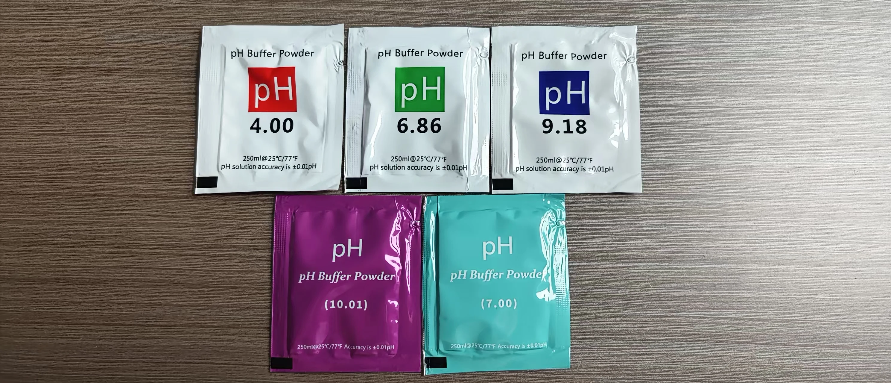 pH powder4.00/6.86/9.18/7.00/10.01PH Meter Calibration Point PH Buffer Powder Measure Calibration Solution For PH Test Meter
pH powder4.00/6.86/9.18/7.00/10.01PH Meter Calibration Point PH Buffer Powder Measure Calibration Solution For PH Test Meter