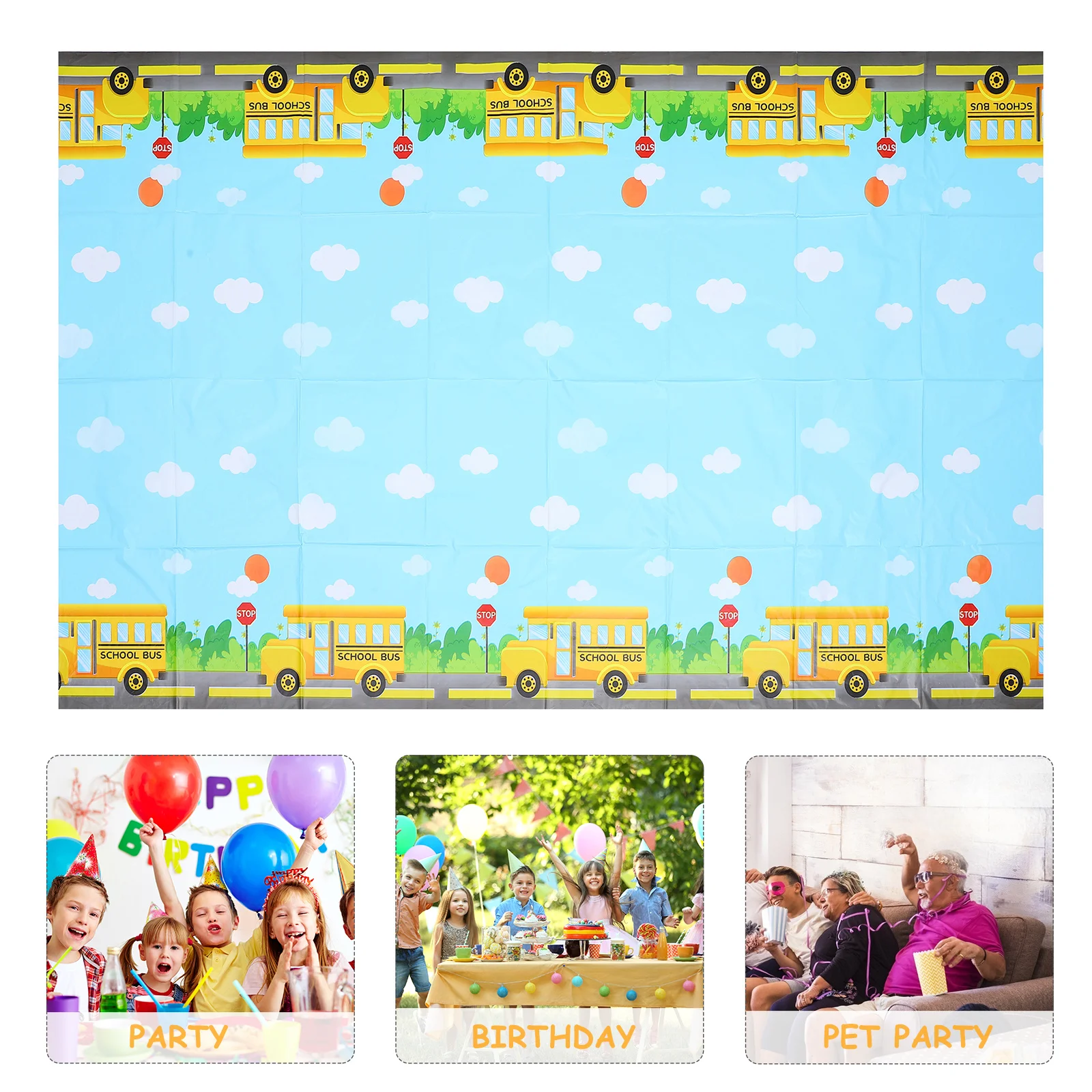 Back To Bus PE Party Cover Child Disposable Tablecloth Dining Decor Bright Back To School Tablecloth Colors HomeDecoration
Back To Bus PE Party Cover Child Disposable Tablecloth Dining Decor Bright Back To School Tablecloth Colors HomeDecoration