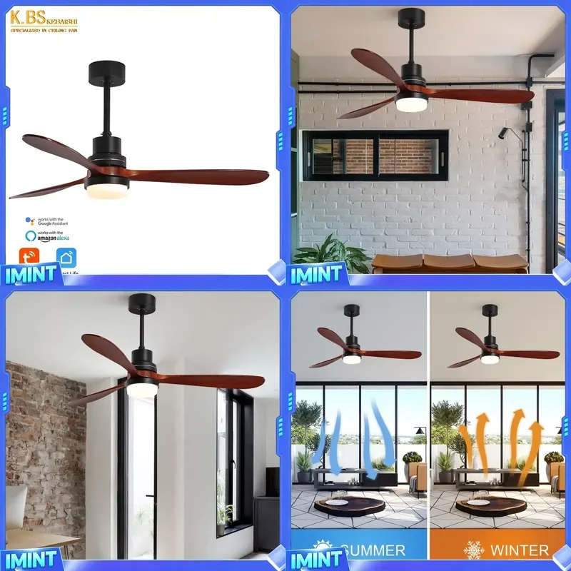 52 Inch 220V/110V Ceiling Fan Remote Control Ceiling Fan Wood Blade Wood Color for Home and Hotel Metal Construction
52 Inch 220V/110V Ceiling Fan Remote Control Ceiling Fan Wood Blade Wood Color for Home and Hotel Metal Construction