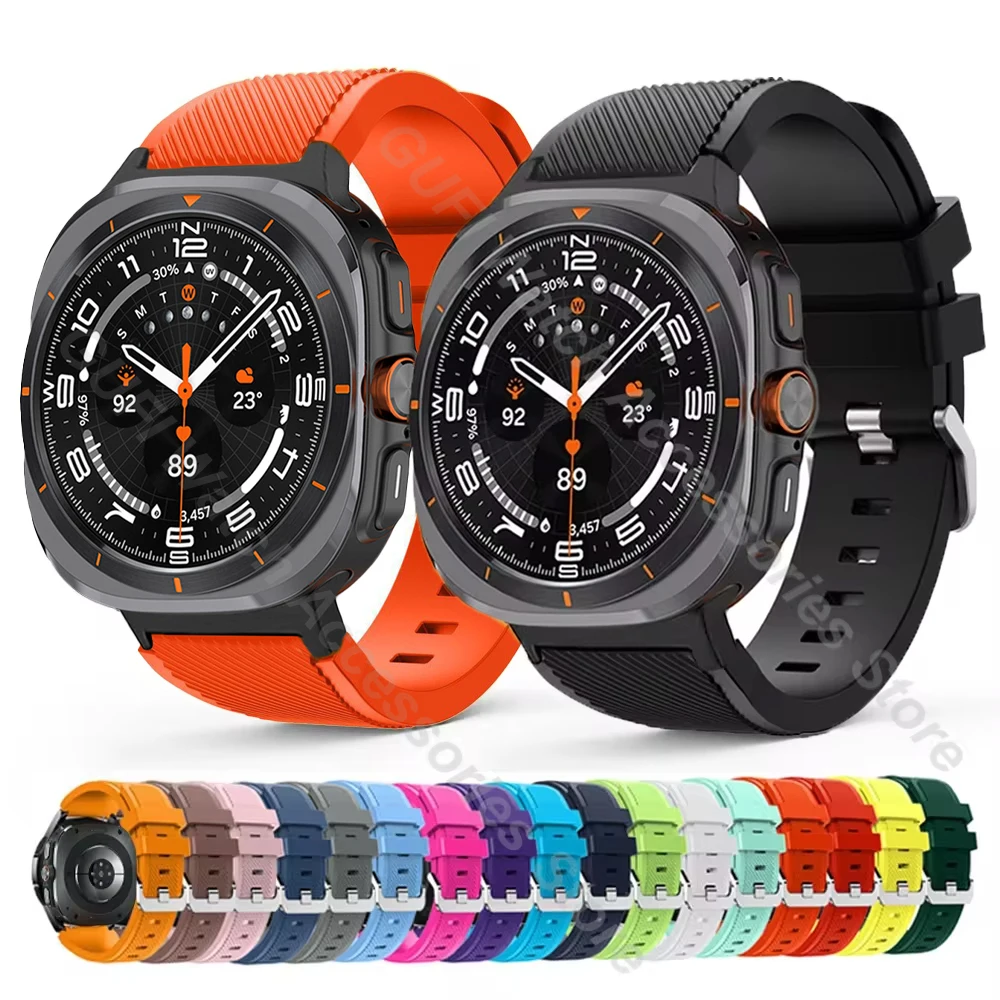 Силиконовый спортивный мужской ремешок для Samsung Galaxy Watch Ultra 47 мм, браслет без зазоров для SAMSUNG GALAXY ULTRA 47 Quick Fit Correa
Силиконовый спортивный мужской ремешок для Samsung Galaxy Watch Ultra 47 мм, браслет без зазоров для SAMSUNG GALAXY ULTRA 47 Quick Fit Correa