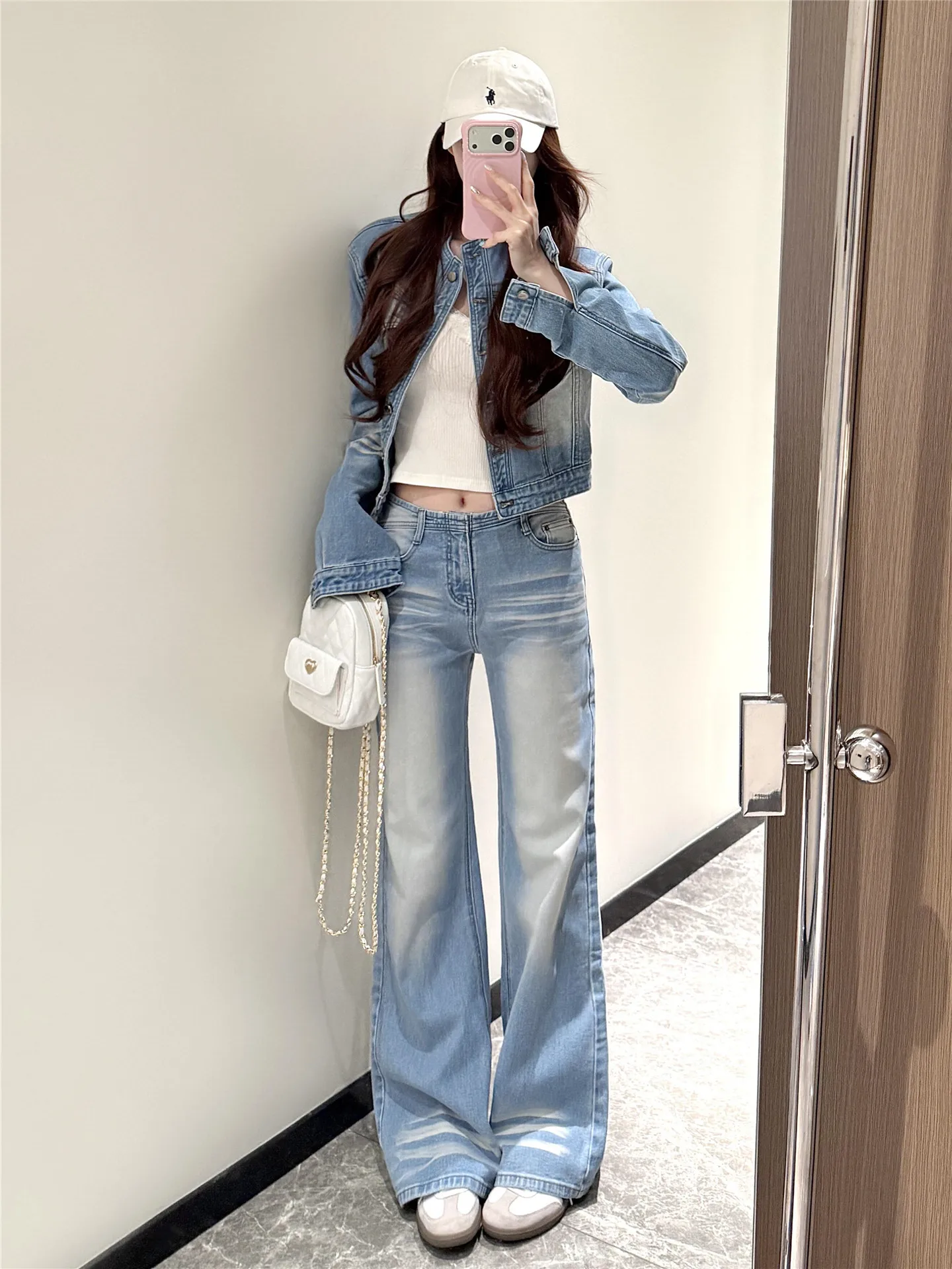 Low Waist Wide Leg Jeans Women's Spring Summer Loose Slimming Not Legging Washed Blue Jeans American Style Casual Cotton
Low Waist Wide Leg Jeans Women's Spring Summer Loose Slimming Not Legging Washed Blue Jeans American Style Casual Cotton