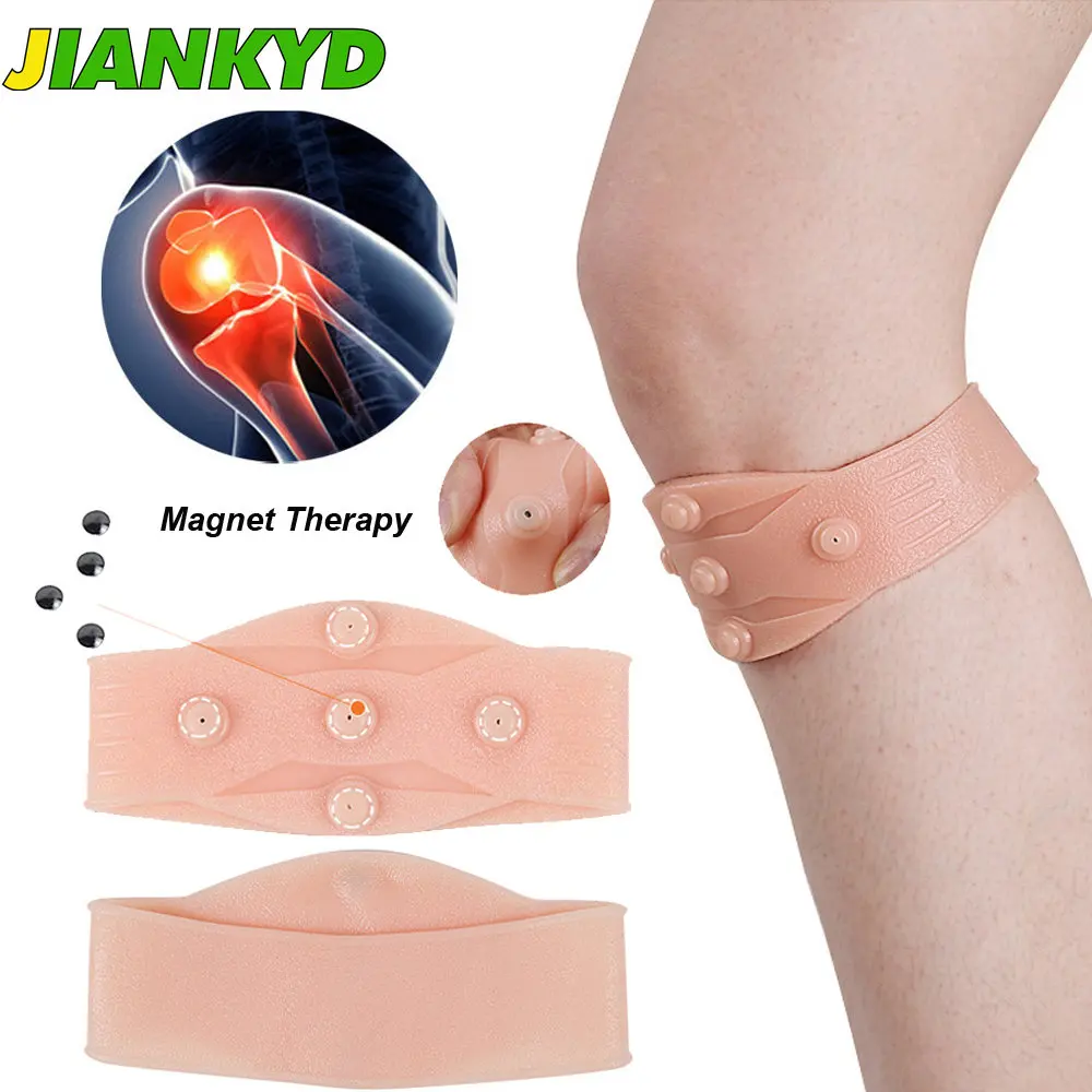Magnet Therapy Knee Pain Relief & Patella Stabilizer Knee Strap Brace Support for Hiking, Soccer, Basketball, Running, Tennis
Magnet Therapy Knee Pain Relief & Patella Stabilizer Knee Strap Brace Support for Hiking, Soccer, Basketball, Running, Tennis