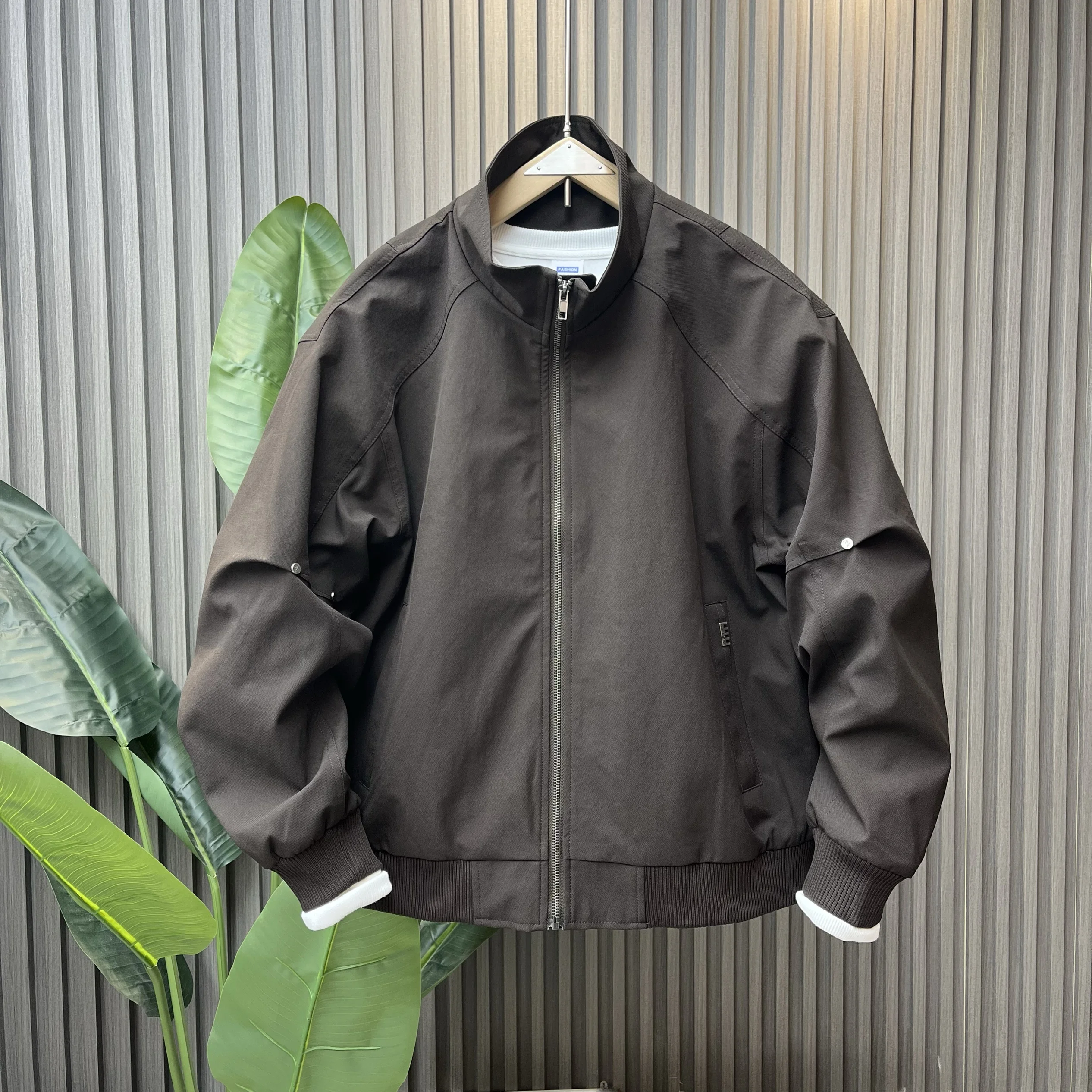 Casual Men's Stand Collar Jaet Spring 2026 Korean Sle Versatile Retro High-End Feeling Cool Casual PU Leather Coat
Casual Men's Stand Collar Jaet Spring 2026 Korean Sle Versatile Retro High-End Feeling Cool Casual PU Leather Coat