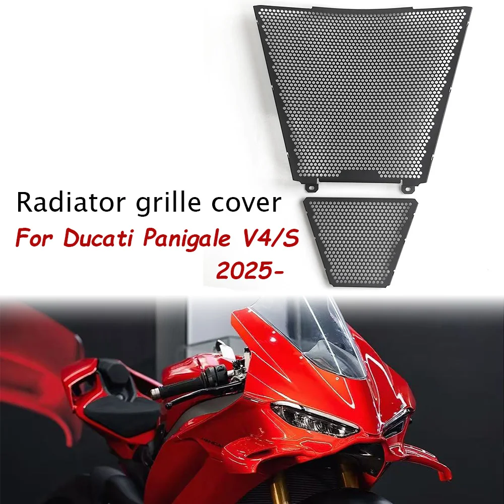 2025 NEW Motorcycle Radiator grille cover For Ducati Panigale V4 S V4S Water tank radiator protective net protective plate
2025 NEW Motorcycle Radiator grille cover For Ducati Panigale V4 S V4S Water tank radiator protective net protective plate