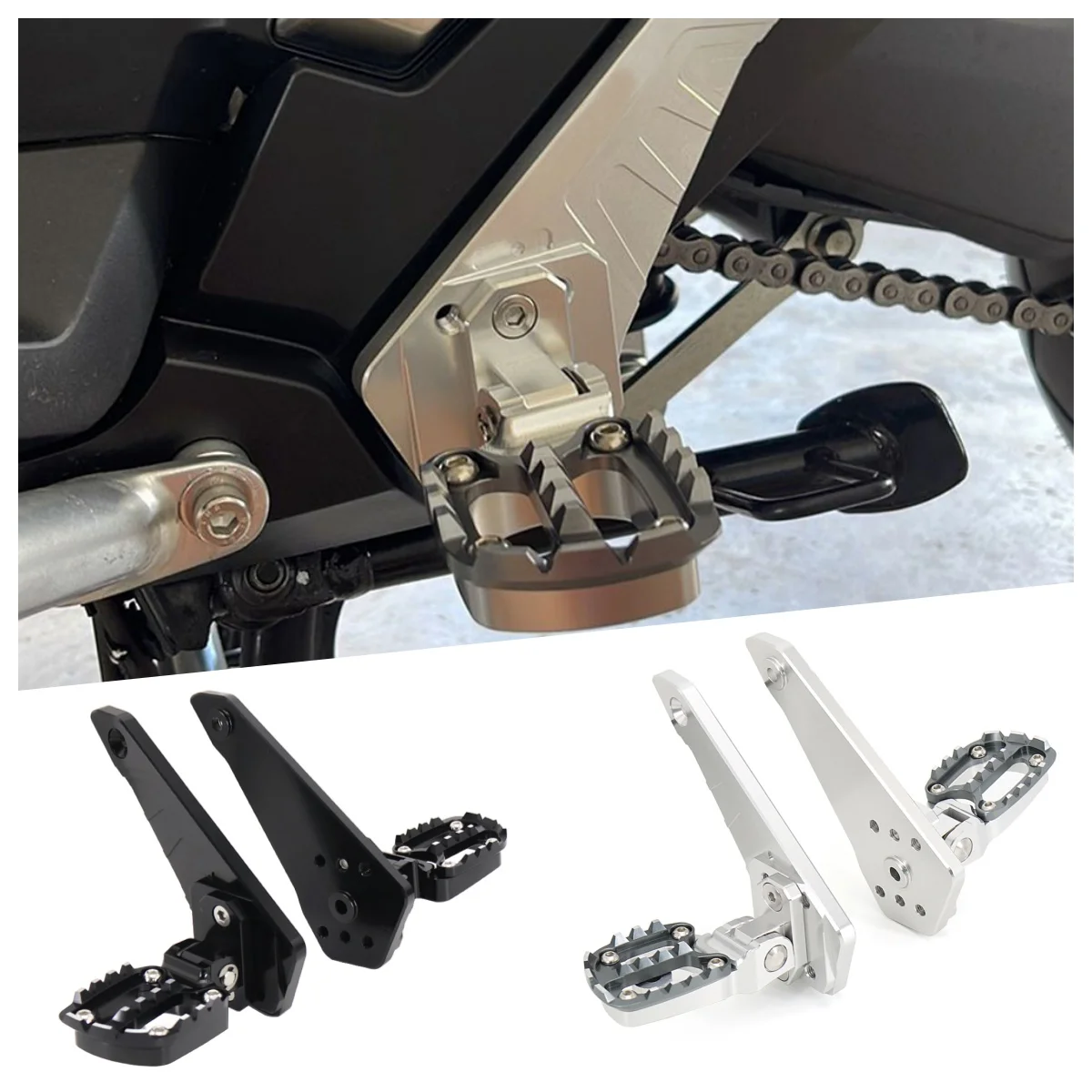 For HONDA X-ADV750 XADV750 XADV xadv 750 2021 2022 New Motorcycle Aluminum Rear Foot Peg Foldable Passenger Footrest Footpegs
For HONDA X-ADV750 XADV750 XADV xadv 750 2021 2022 New Motorcycle Aluminum Rear Foot Peg Foldable Passenger Footrest Footpegs