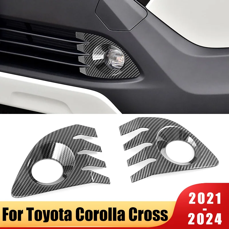 For Toyota Corolla Cross 2021 2022 2023 2024 XG10 Hybrid ABS Carbon Car Front Fog Light Frame Trim Covers Sticker Accessories
For Toyota Corolla Cross 2021 2022 2023 2024 XG10 Hybrid ABS Carbon Car Front Fog Light Frame Trim Covers Sticker Accessories