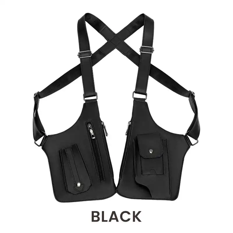 Double Shoulder Strap Multi-Pocket Outdoor Anti-Theft Tactical Fishing Bag Waterproof PU Multi-Purpose Men's Crossbody Bags
Double Shoulder Strap Multi-Pocket Outdoor Anti-Theft Tactical Fishing Bag Waterproof PU Multi-Purpose Men's Crossbody Bags