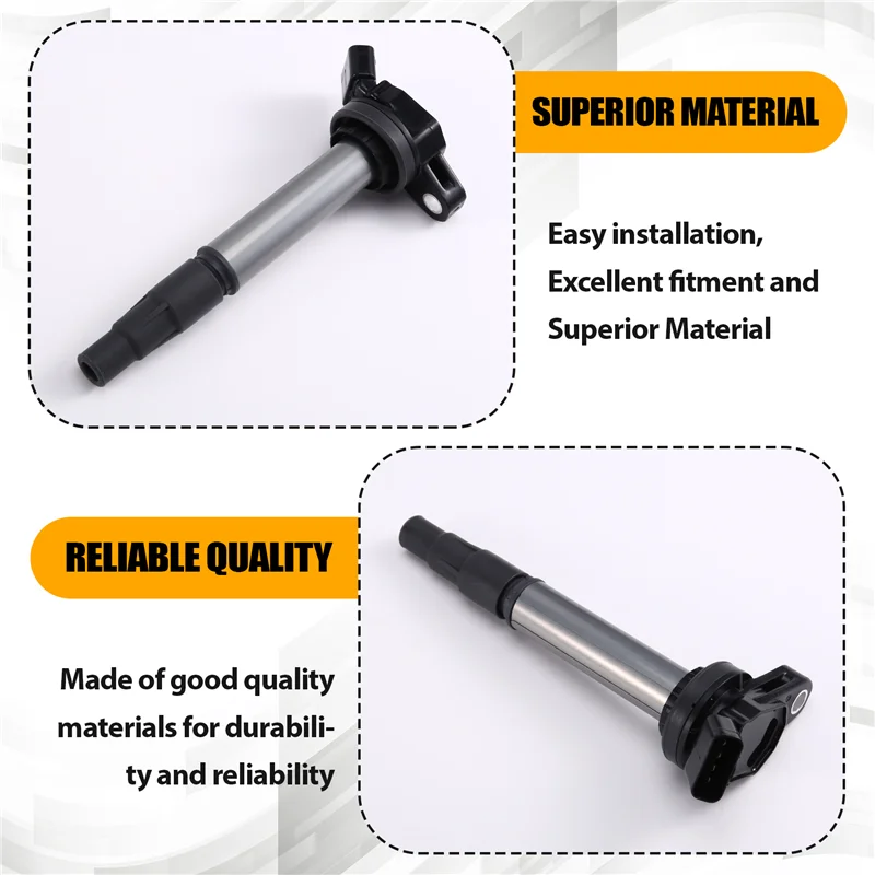 4Pcs Ignition Coils For Toyota Matrix Corolla Prius Lexus Ct200h Scion Pontiac 2009-2017 UF596 9091902252 9091902258
4Pcs Ignition Coils For Toyota Matrix Corolla Prius Lexus Ct200h Scion Pontiac 2009-2017 UF596 9091902252 9091902258