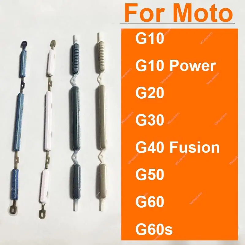 Для Motorola MOTO G10 Power G20 G30 G40 Fusion G50 G60 G60S кнопки включения/выключения громкости боковой ключ запасные части
Для Motorola MOTO G10 Power G20 G30 G40 Fusion G50 G60 G60S кнопки включения/выключения громкости боковой ключ запасные части