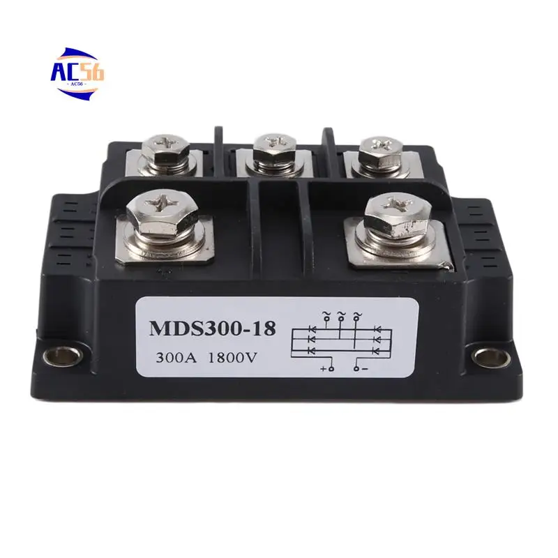 AC56-1 шт. MDS300-18 3-фазный диодный мостовой выпрямитель, как показано на рисунке MDS 300-18 300A 1800V Модуль мостового выпрямителя IGBT MDS300A1800V MDS
AC56-1 шт. MDS300-18 3-фазный диодный мостовой выпрямитель, как показано на рисунке MDS 300-18 300A 1800V Модуль мостового выпрямителя IGBT MDS300A1800V MDS