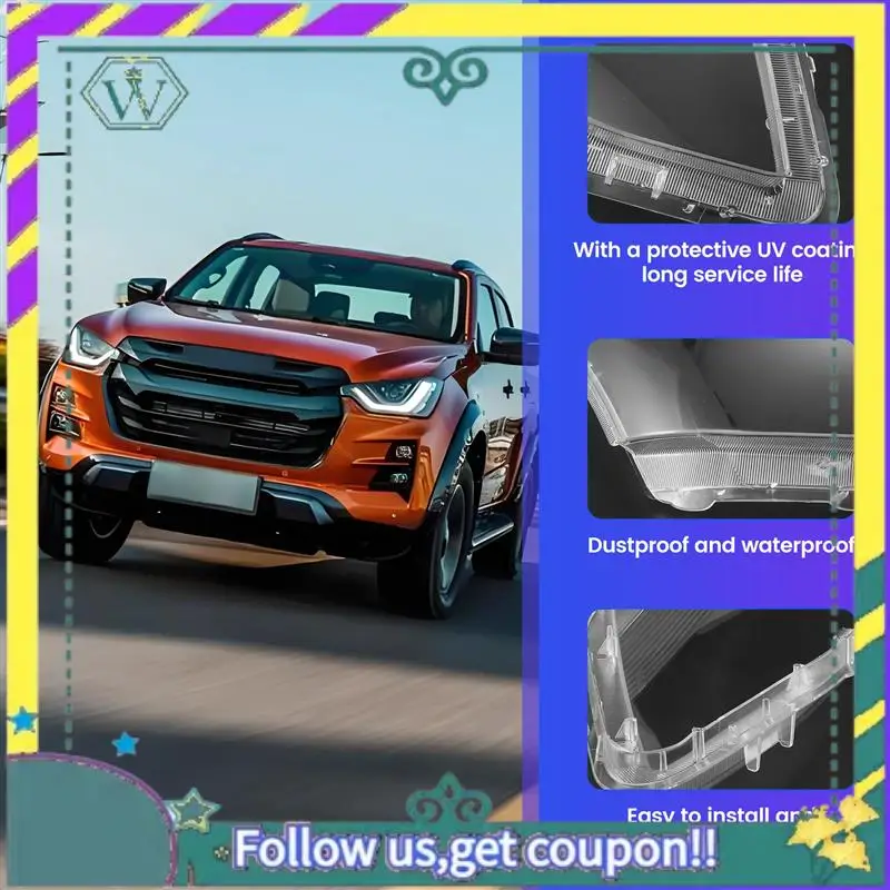 Upgraded For Isuzu D-Max Dmax 2012-2016 Car Headlight Lens Cover Head Light Lamp Transparent Lampshade Shell Glass LH
Upgraded For Isuzu D-Max Dmax 2012-2016 Car Headlight Lens Cover Head Light Lamp Transparent Lampshade Shell Glass LH