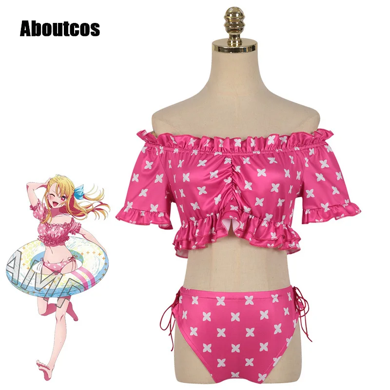 Аниме Oshi No Ko Ai Hoshino Aqua Ruby Aboutcos купальник для косплея юбка бикини костюм на Хэллоуин искусственный рубиновый купальник
Аниме Oshi No Ko Ai Hoshino Aqua Ruby Aboutcos купальник для косплея юбка бикини костюм на Хэллоуин искусственный рубиновый купальник