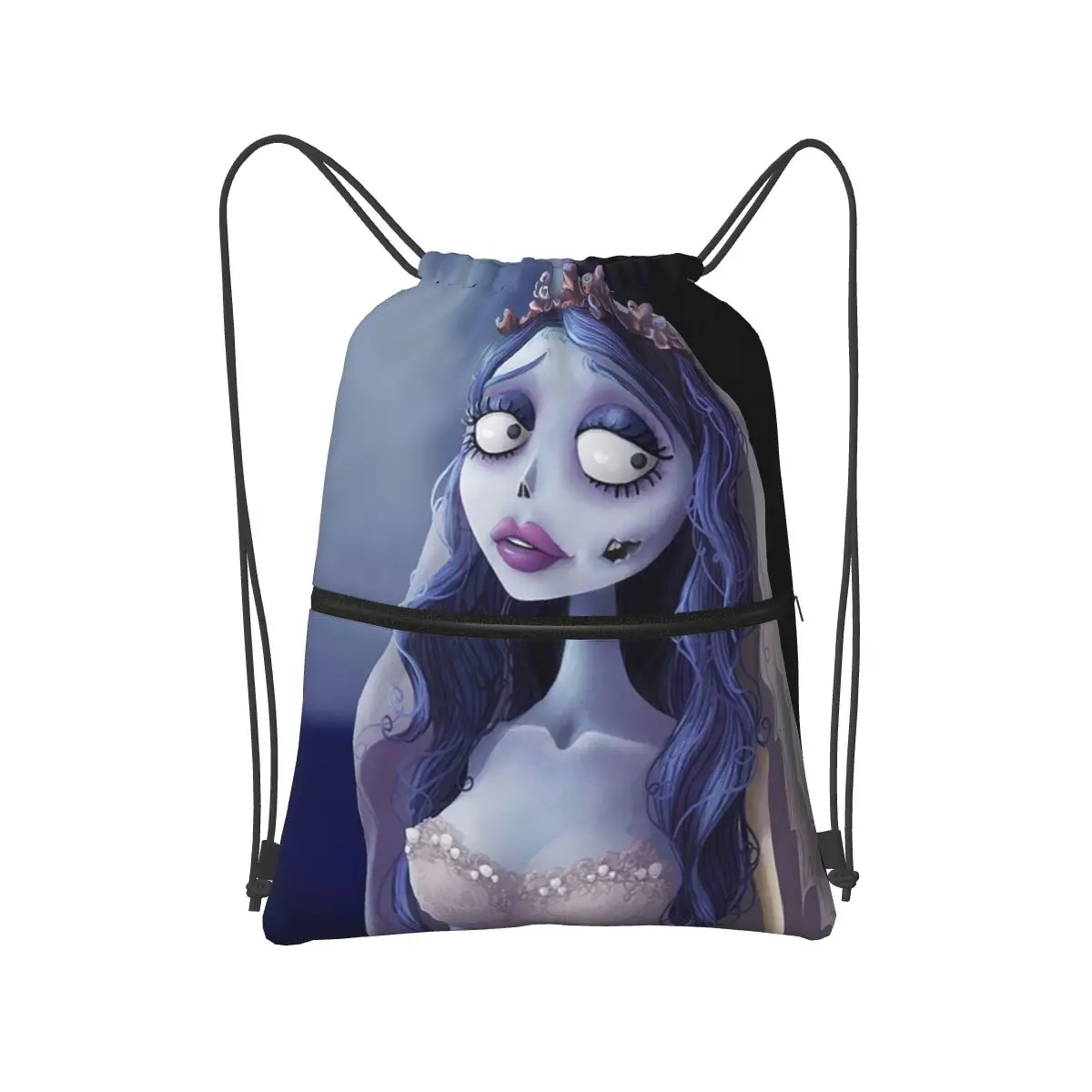 Emily The Corpse Bride Backpacks Fashion Drawstring Bags Sports Bag Book Bags for Travel School
Emily The Corpse Bride Backpacks Fashion Drawstring Bags Sports Bag Book Bags for Travel School
