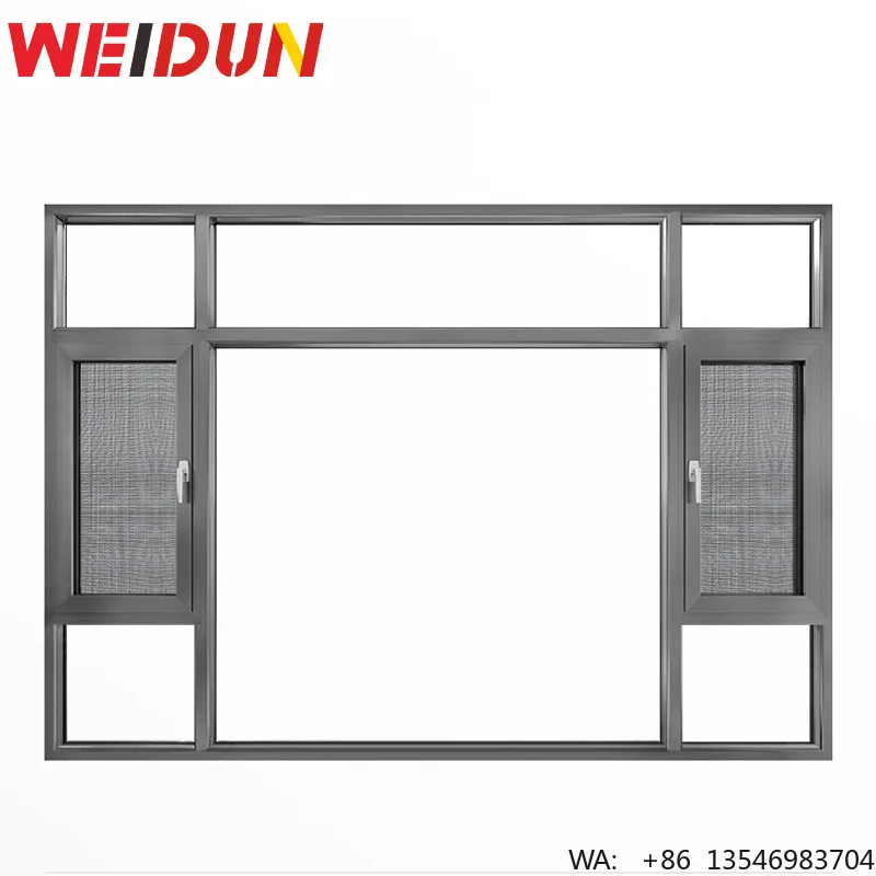 Modern Design High Quality Aluminum Casement Window Broken Bridge Sound Proof with Screen Window for House Commercial Building
Modern Design High Quality Aluminum Casement Window Broken Bridge Sound Proof with Screen Window for House Commercial Building