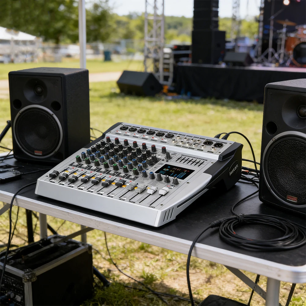 Профессиональный 8/12/16-канальный DJ аудиомикшер 7EQ 99DSP + 48 В сценическое собрание Bluetooth USB флэш-накопитель MP3 эффект реверберации
Профессиональный 8/12/16-канальный DJ аудиомикшер 7EQ 99DSP + 48 В сценическое собрание Bluetooth USB флэш-накопитель MP3 эффект реверберации