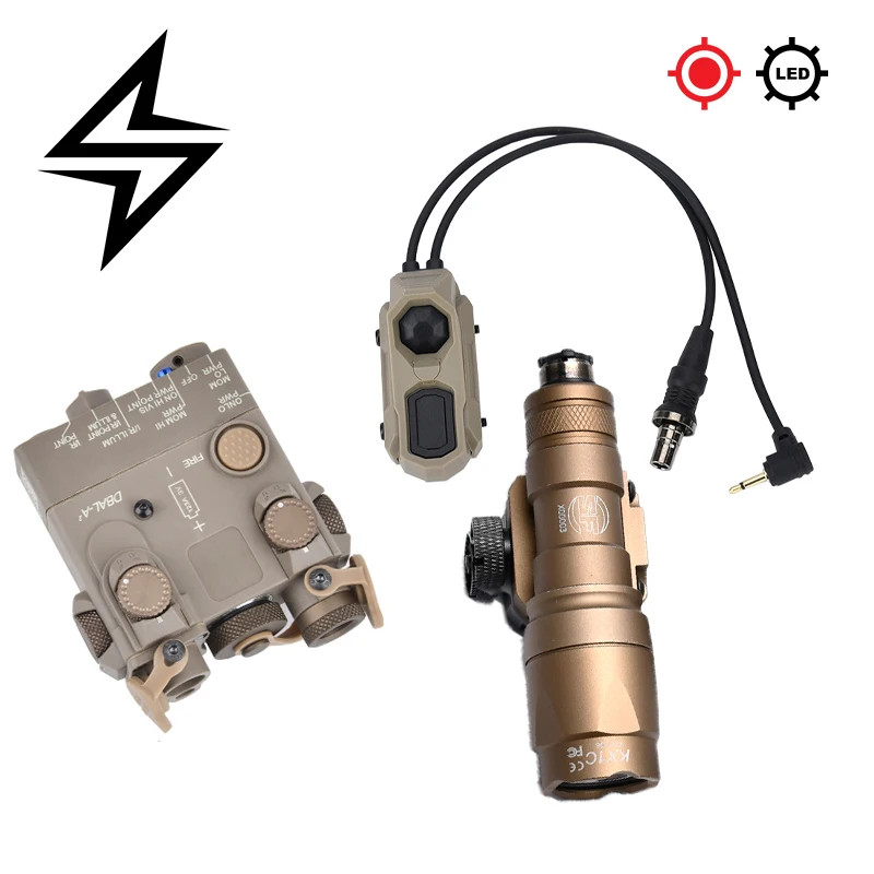 WADSN DBAL A2 Laser Red Dot Sight White LED Light Strobe No IR M300A Tactical Flashlight SF Scout Light Axon Switch Nylon DBAL
WADSN DBAL A2 Laser Red Dot Sight White LED Light Strobe No IR M300A Tactical Flashlight SF Scout Light Axon Switch Nylon DBAL