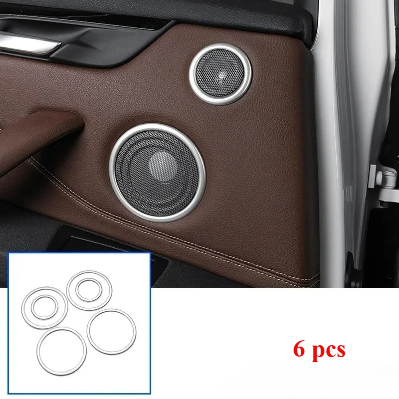 6pcs/Set Front & Rear Door Speaker Cover Ring Trim Sticker for BMW X1 F48 2016 - 2022 Car Interior Accessories
6pcs/Set Front & Rear Door Speaker Cover Ring Trim Sticker for BMW X1 F48 2016 - 2022 Car Interior Accessories