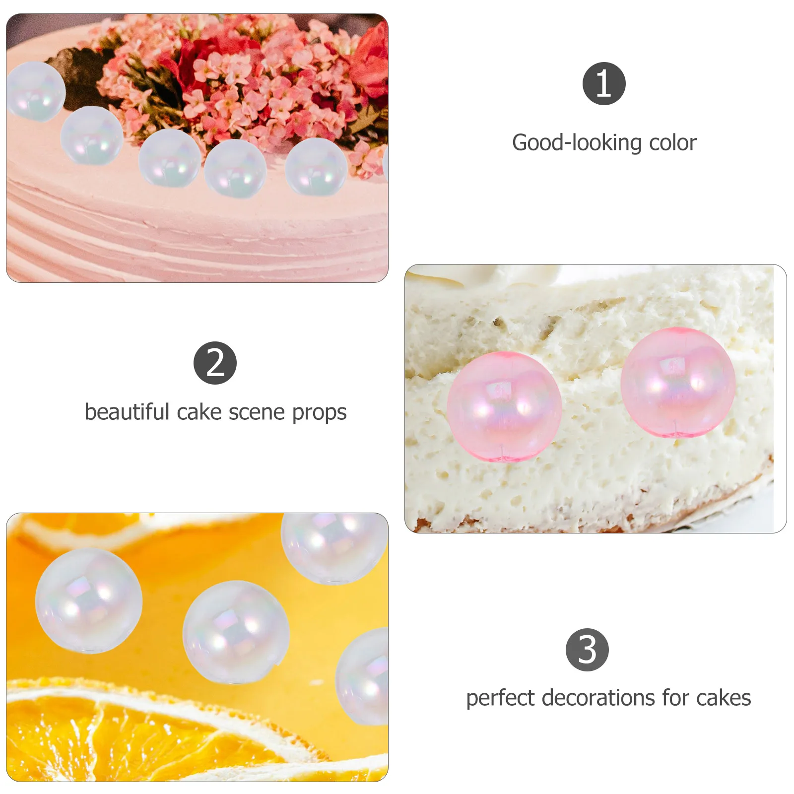 30pcs Bubble Decorations 3cm Transparent Pearl Balls for Cake Cupcake Dessert Party Wedding Baby Shower Topper Cake Balls
30pcs Bubble Decorations 3cm Transparent Pearl Balls for Cake Cupcake Dessert Party Wedding Baby Shower Topper Cake Balls