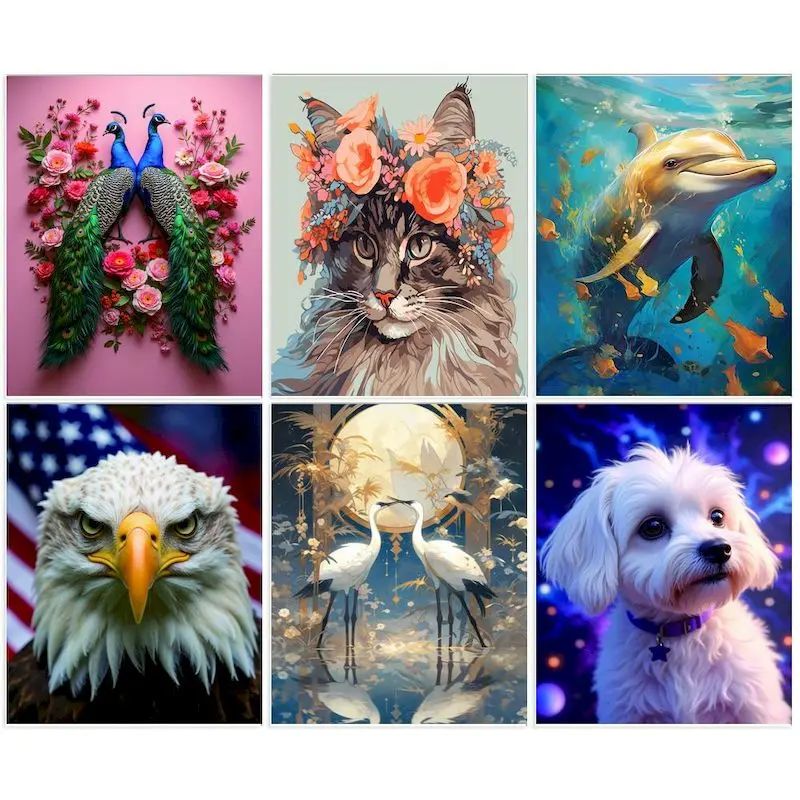 SDOYUNO DIY Diamond Painting Cross Stitch Animal Dolphin Diamond Embroidery Mosaic 5d Animals Decoration For Home Hobbies
SDOYUNO DIY Diamond Painting Cross Stitch Animal Dolphin Diamond Embroidery Mosaic 5d Animals Decoration For Home Hobbies