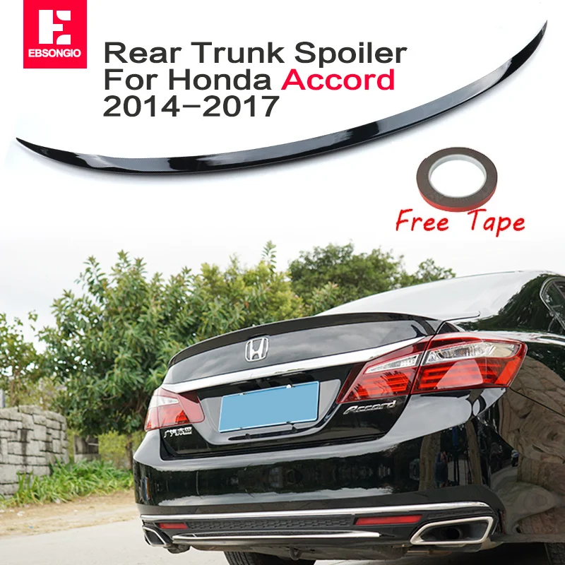 New Carbon Fiber Look /Black Car Rear Roof Spoiler Wing Trunk Spoiler Wing Lip For Honda Accord 9th 2014 2015 2016 2017
New Carbon Fiber Look /Black Car Rear Roof Spoiler Wing Trunk Spoiler Wing Lip For Honda Accord 9th 2014 2015 2016 2017