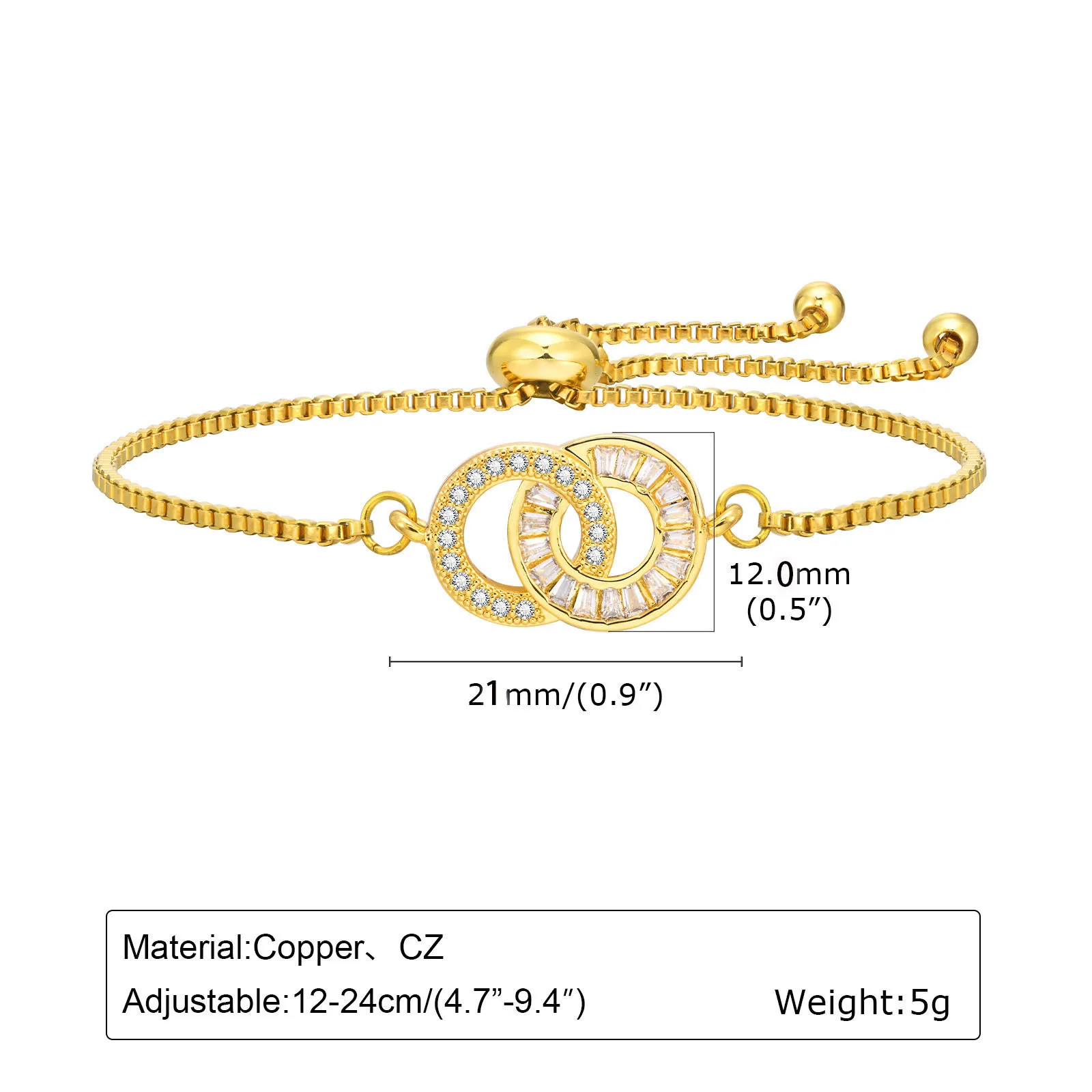 DOREMI 18K real gold best friend pull-out bracelet ins niche design zircon round birthstone set gift
DOREMI 18K real gold best friend pull-out bracelet ins niche design zircon round birthstone set gift