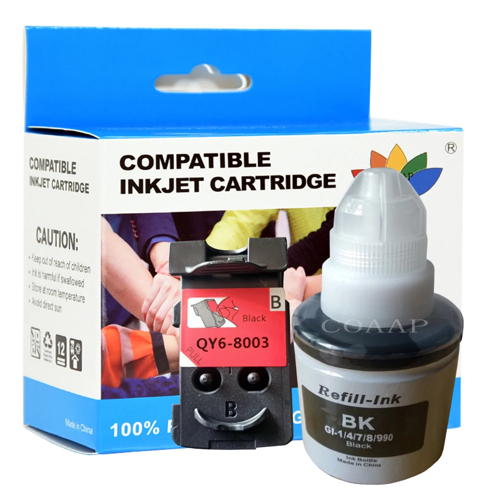 Black Print Head Cartridge QY6 8003 (BH 7) 135ML pigment ink for Canon Pixma G1000 G1010 G2000 G2002 G2010 G2012 G3000 Printer
Black Print Head Cartridge QY6 8003 (BH 7) 135ML pigment ink for Canon Pixma G1000 G1010 G2000 G2002 G2010 G2012 G3000 Printer