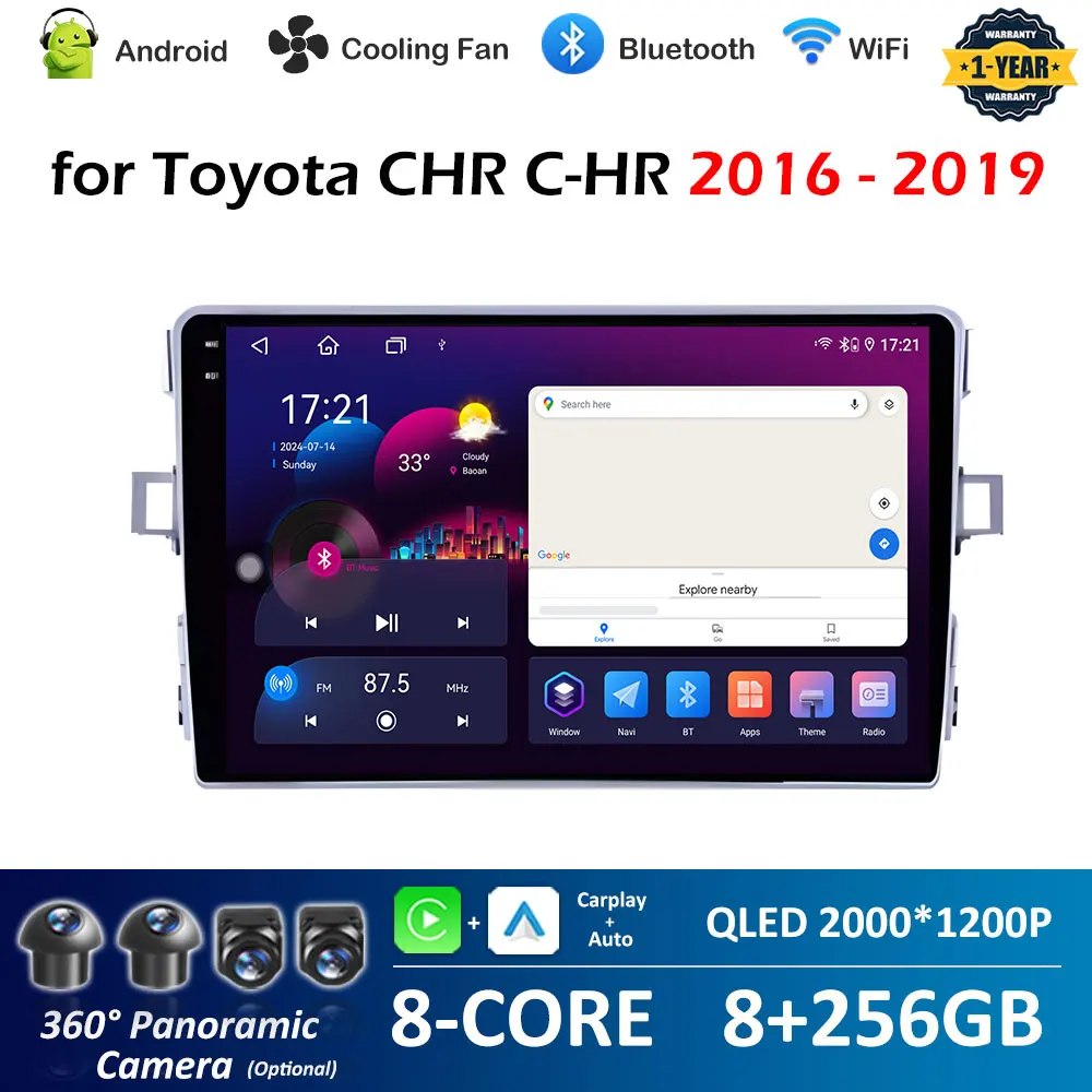 Беспроводное автомобильное видео Carplay для Toyota CHR C-HR 2016 2017 2018 2019, радиоплеер DSP, стерео, авторадио, интеллектуальная система No 2 din
Беспроводное автомобильное видео Carplay для Toyota CHR C-HR 2016 2017 2018 2019, радиоплеер DSP, стерео, авторадио, интеллектуальная система No 2 din