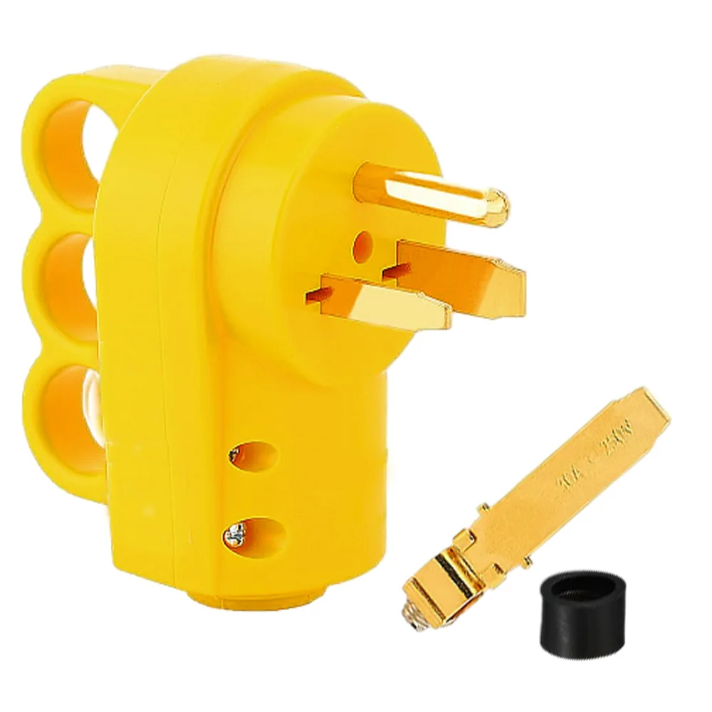 250 V 30/50 A Plug Adapter NEMA 6-50P/NEMA 6-30P RV Power Male Connector RV or Caravan Power Adapter
250 V 30/50 A Plug Adapter NEMA 6-50P/NEMA 6-30P RV Power Male Connector RV or Caravan Power Adapter