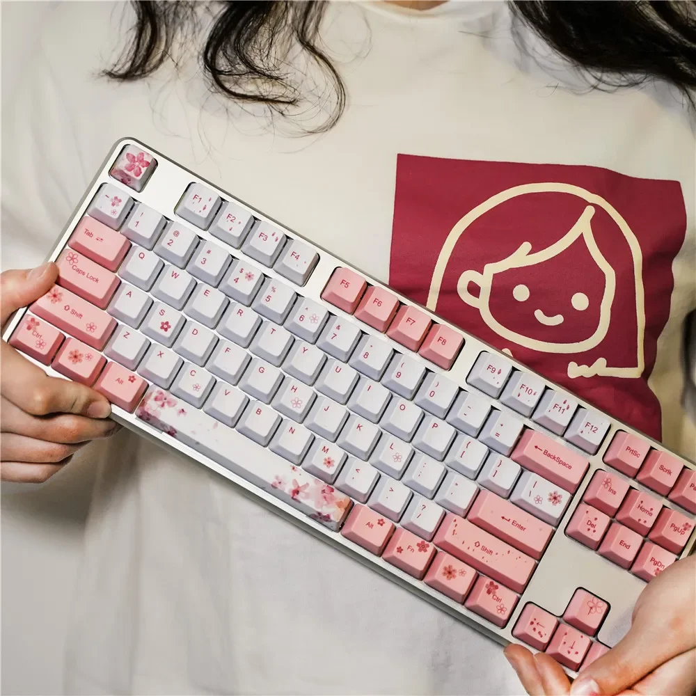 Sakura PBT keycap personality sublimation 64 mechanical keyboard anime 104 amilo filco powder cum cross shaft
Sakura PBT keycap personality sublimation 64 mechanical keyboard anime 104 amilo filco powder cum cross shaft